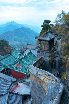 武当山传统建筑自然风光