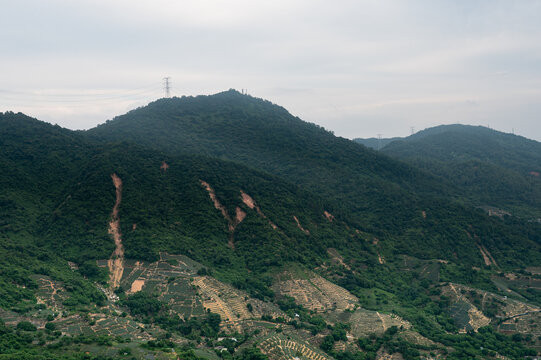 中山神湾丫髻山山顶风光