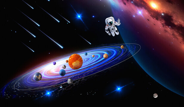 宇宙星空流星