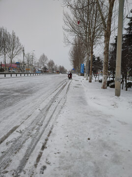 道路结冰