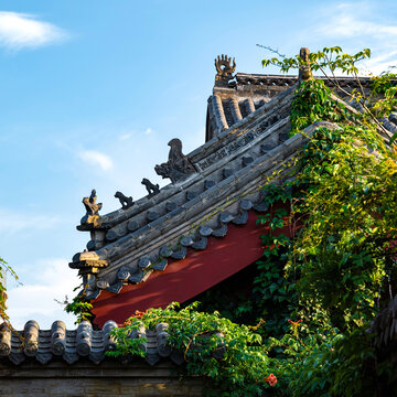 古建廊檐脊兽