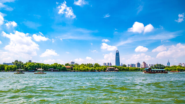济南大明湖风光