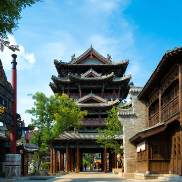 明水古城风光