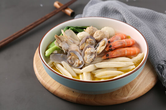 海鲜手工面疙瘩