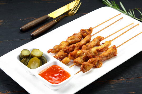 沙爹鸡肉串