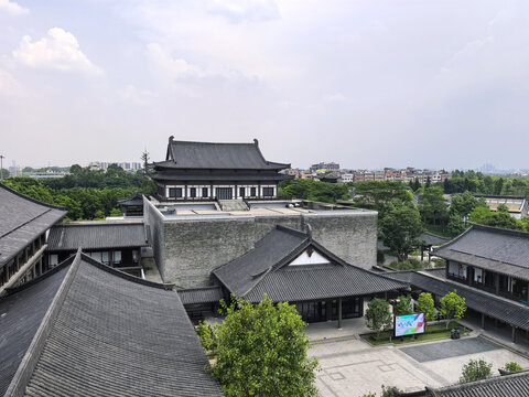 古风建筑广州文化馆广州旅游