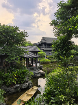 古风建筑广州文化馆