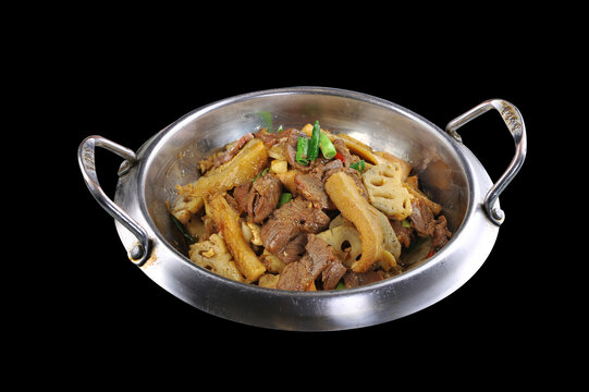 干锅牛杂
