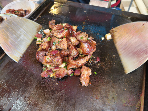 铁板烤鸭