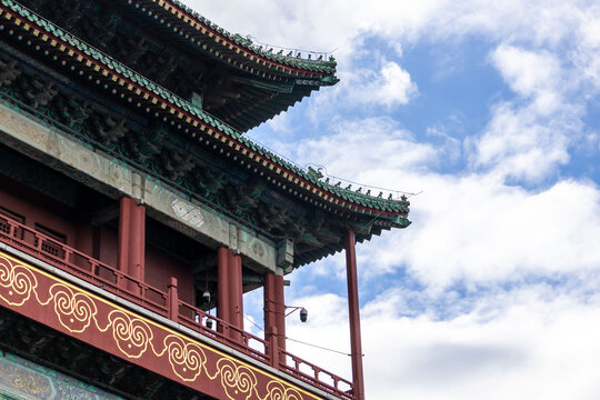 北京鼓楼古建筑
