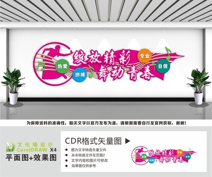 舞蹈培训文化墙