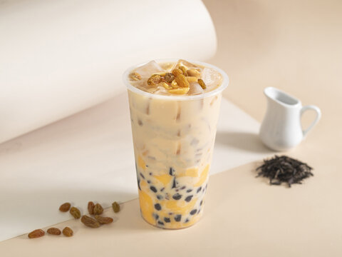 烧仙草奶茶