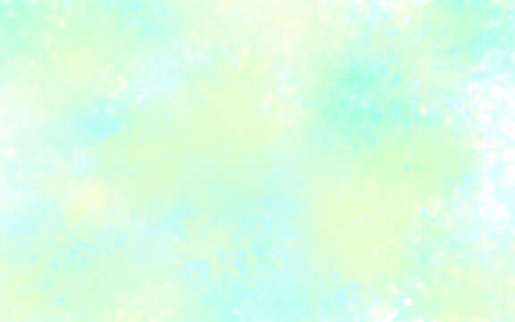 水彩晕染涂鸦宣纸纹理黄绿背景