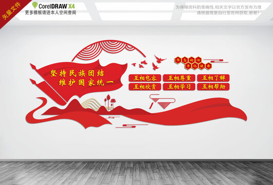 民族团结文化墙