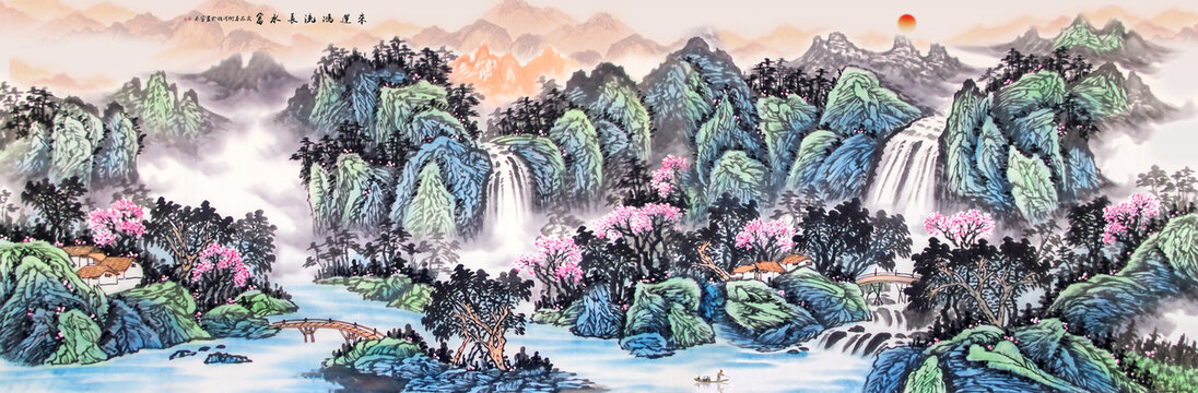 国画山水