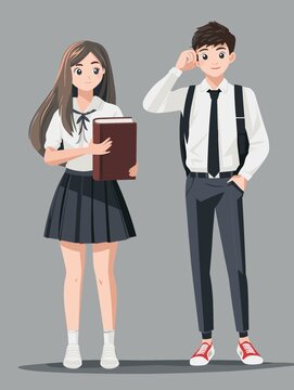 大学生卡通形象