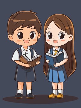 小学生卡通形象