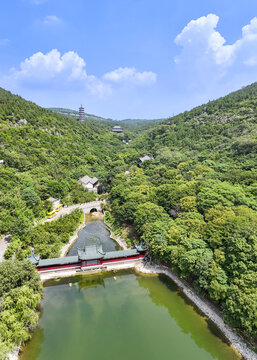 山东枣庄青檀山风光