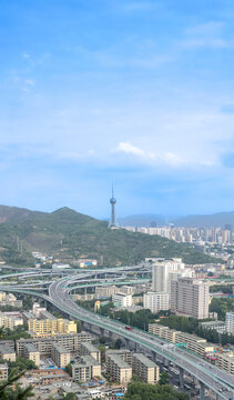 西宁市俯瞰