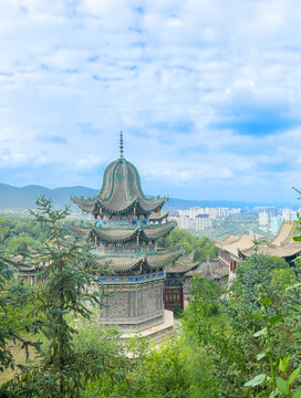 西宁市俯瞰