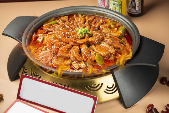 排骨大虾鸡爪肉蟹煲