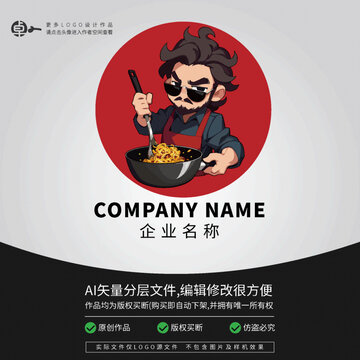 少年墨镜LOGO青年学生帅哥