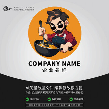 LOGO青年学生帅哥少年墨镜