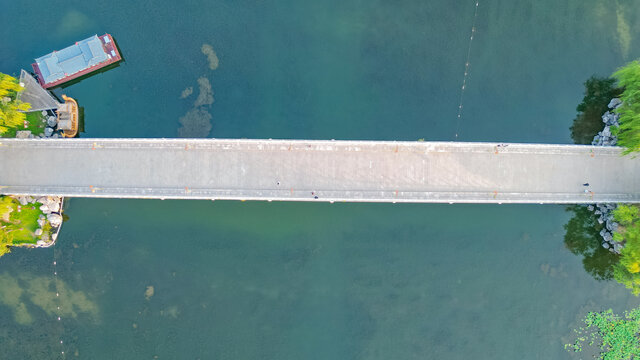 湖面桥梁跨湖桥