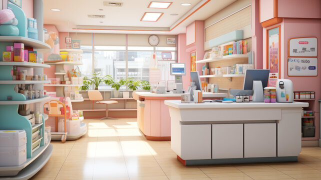 二次元药店内部