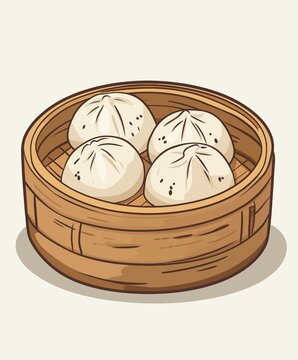 包子小笼包素材