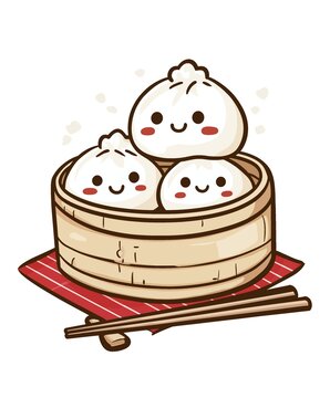 小笼包矢量