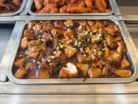 快餐菜品麻辣豆腐