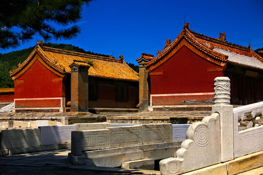 清东陵慈禧定东陵地面宫殿建筑