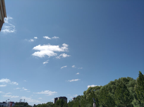蓝天白云