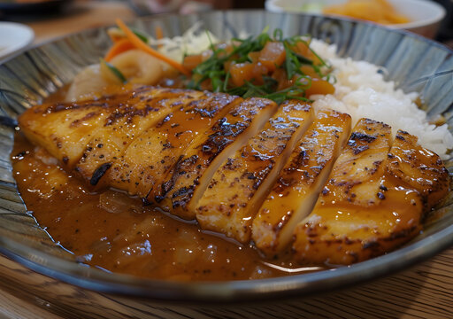 日式咖喱鸡排饭
