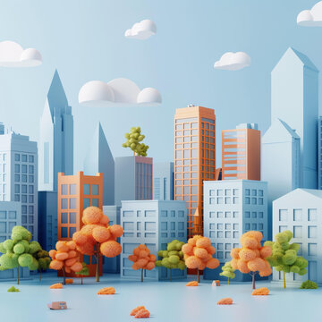 3D城市景观