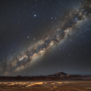 壮观的智利阿塔卡马沙漠星空