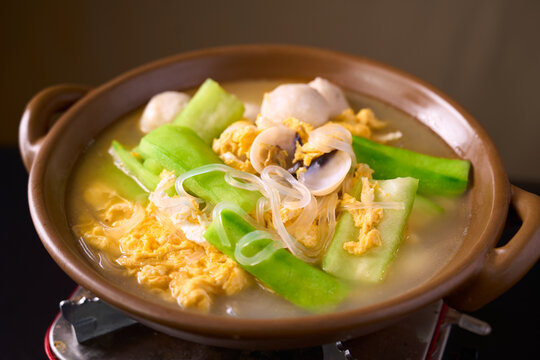 虾仁粉丝煲