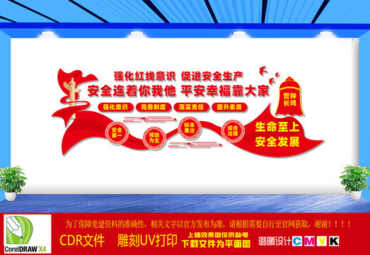 企业安全生产文化墙