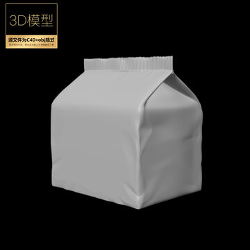 泡面袋3d模型