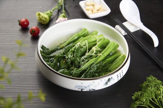 白灼菜心