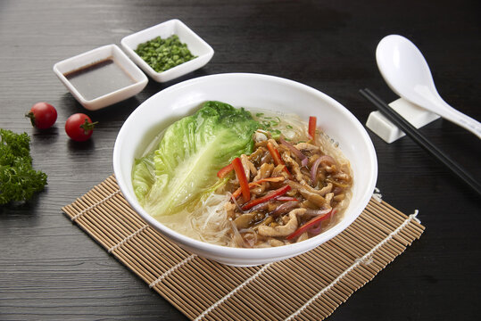 榨菜肉丝粉