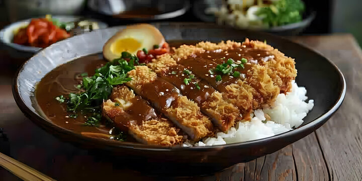 日式咖喱鸡排饭