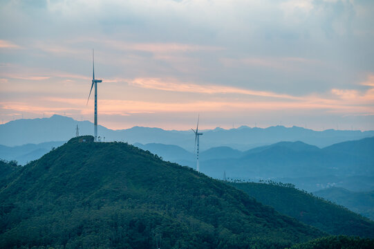 风车山山顶风景