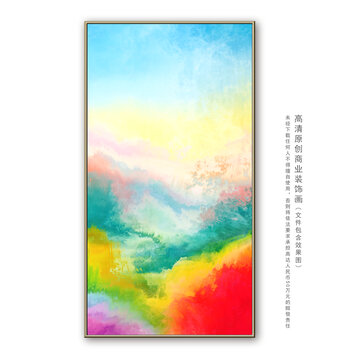 抽象油画