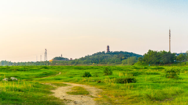 夕阳彩霞