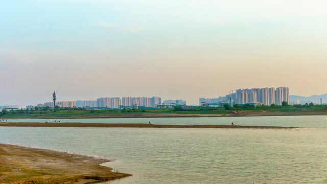 晚霞晚景