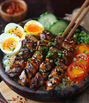 日式照烧鸡肉饭