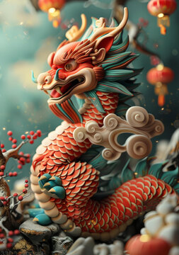 祥龙闹新春