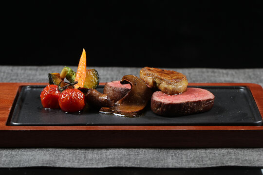 法式鹅肝配牛肉